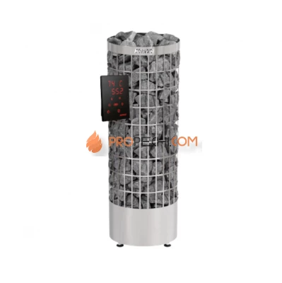 Электрическая печь HARVIA Cilindro PC110XE, нержавеющая сталь с выносным пультом в комплекте