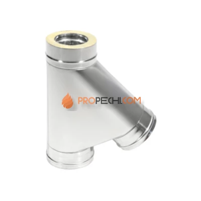 Тройник Термо 45* ТРТ-Р 430-0.5/Оц. D100/160