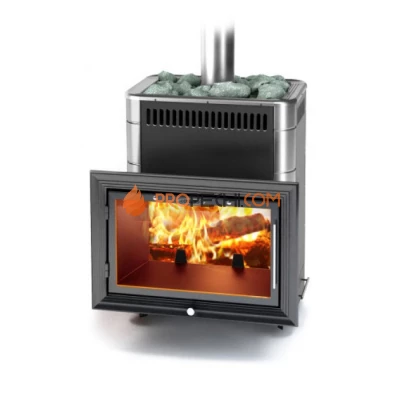 Печь для бани Термофор Витрувия II Carbon БСЭ антрацит НВ