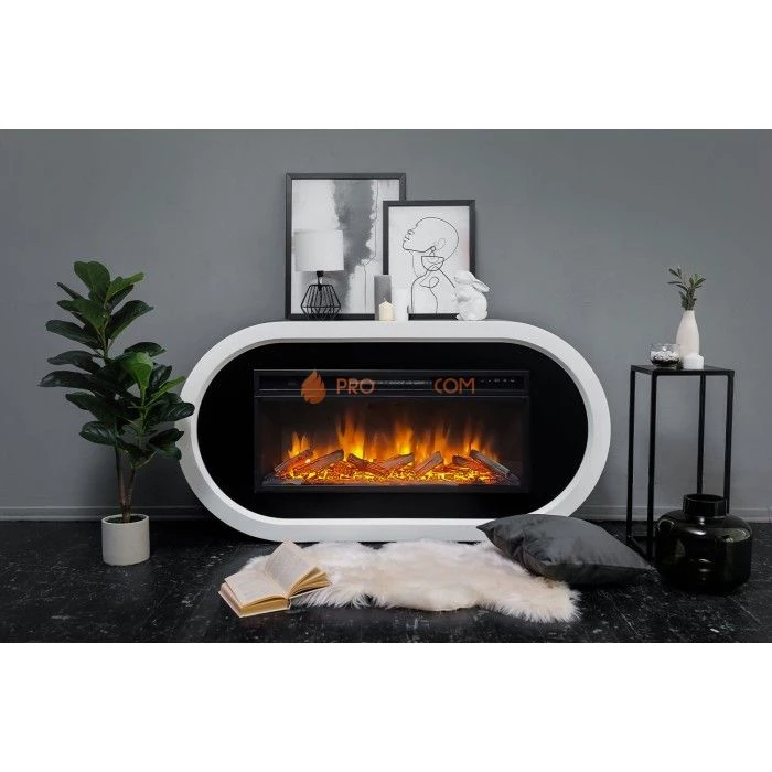 Каминокомплект Royal Flame Ellips - Орех (ширина 1450 мм) с очагом Vision 42 LED