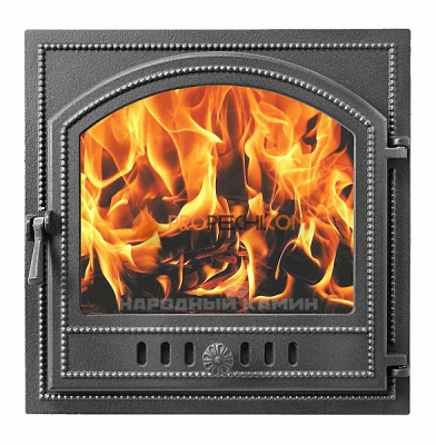 Везувий Дверка каминная 205 410x410 мм