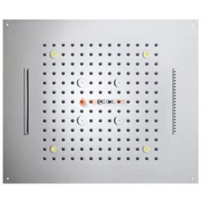 Хромированный Потолочный элемент для душа впечатлений WDT 4 программы (Тропический дождь, Водопад, Моросящий дождь, Каскад)