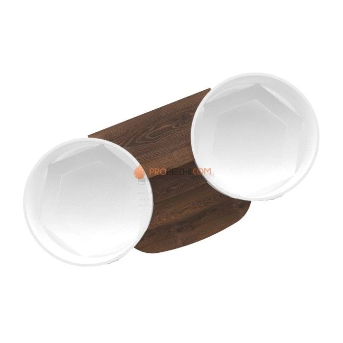 Подиум BentWood на 2 купели D 1,5 из мореного дуба
