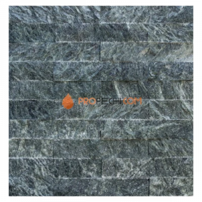 Плитка Гефест 200x40x20 рваный камень змеевик