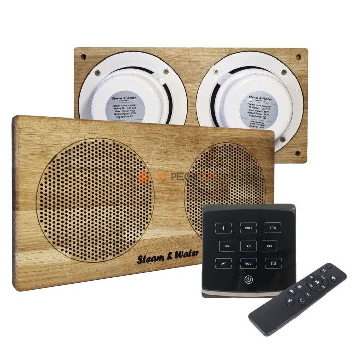 Комплект акустической системы SW 2 Black ECO Wood, двойной Прямоугольник (Встраиваемый)