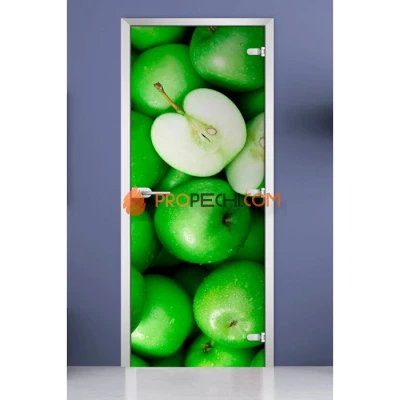Стеклянная межкомнатная дверь DoorWood с фотопечатью Fruite-17, 2000х700 мм
