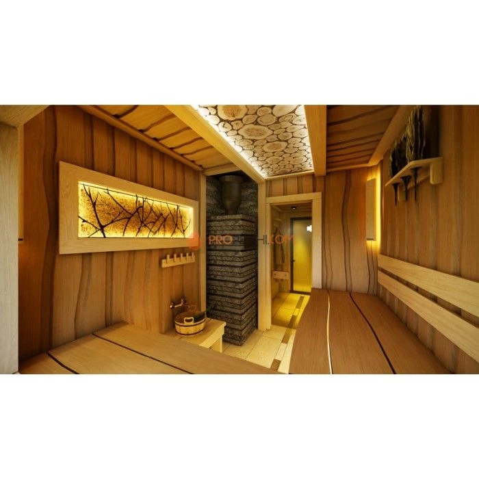 Каркасная двухмодульная баня Woodson 6х5 (утепление 150)