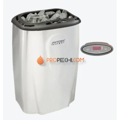 Электрическая печь Harvia Moderna V80Е-1 Titanium (с выносным пультом в комплекте)