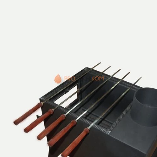 Печь-мангал Бавария Кельн-Турбо с плитой