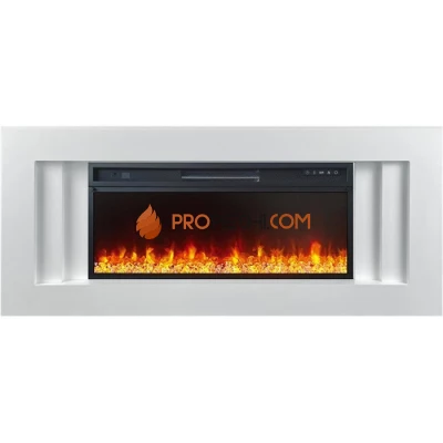 Каминокомплект Royal Flame Line 42 - Белый с Электрическим очагом Royal Flame Vision 42 LED
