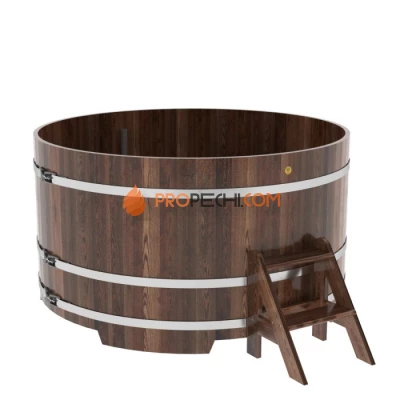 Купель BentWood круглая из мореной лиственницы d=1,80