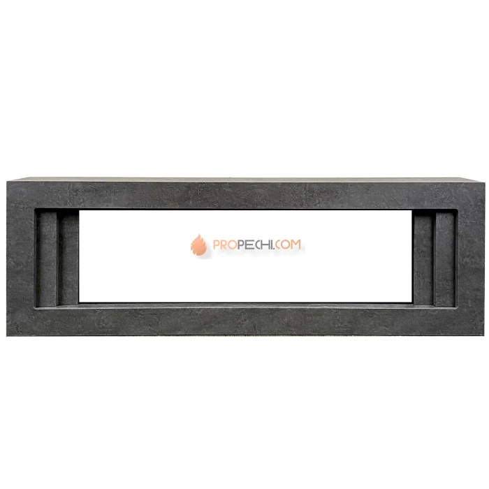 Каминокомплект Royal Flame Line 60 Dark Grey (Разборный) - Темный серый с очагом Vision 60 LOG LED