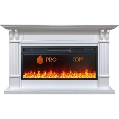 Каминокомплект Royal Flame Cardiff - Белый с очагом Vision 42 LED