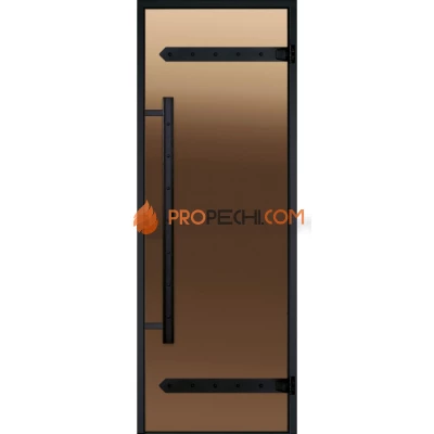 Дверь для бани Harvia Legend STG 8x19 коробка сосна, стекло бронза