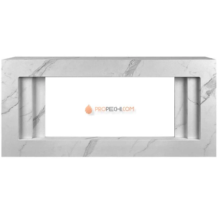 Портал Royal Flame Line 42 SFT White Marble (Разборный) - Белый мрамор