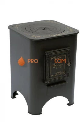 Печь под казан НМК Сибирь с чугунной плитой и дверцей