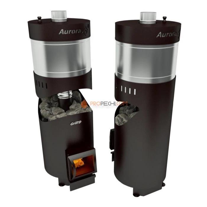 Дровяная печь для бани Grill’D Aurora 160А TRIO Long