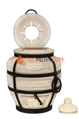 Тандыр Амфора Охотник с откидной крышкой