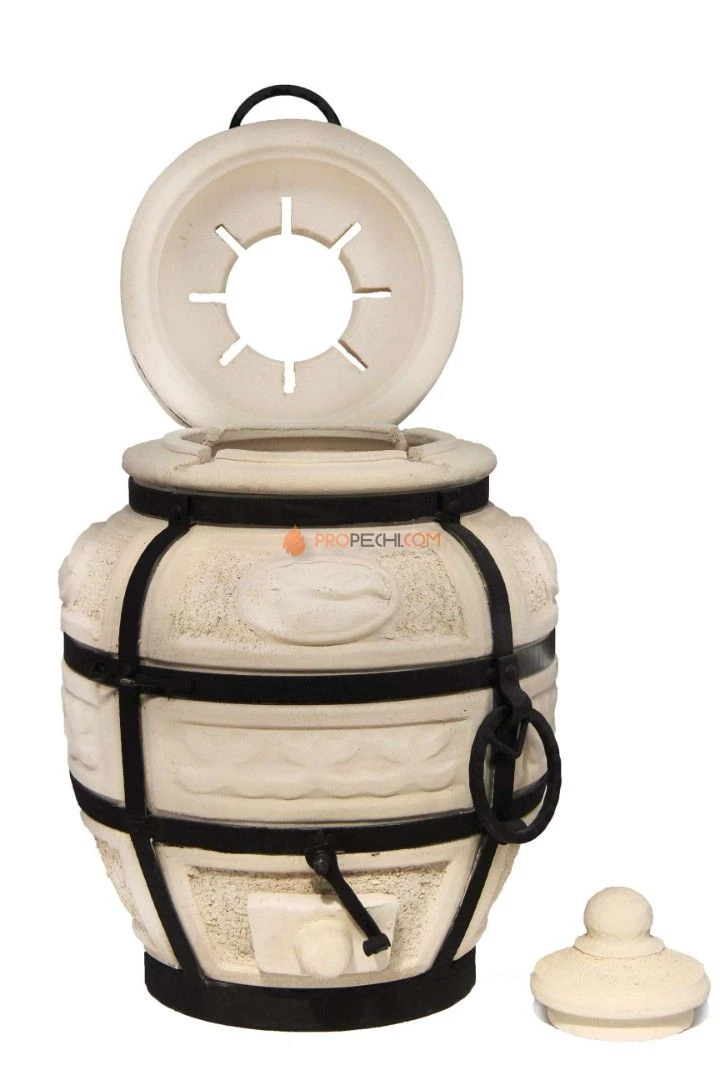 Тандыр Амфора Охотник с откидной крышкой