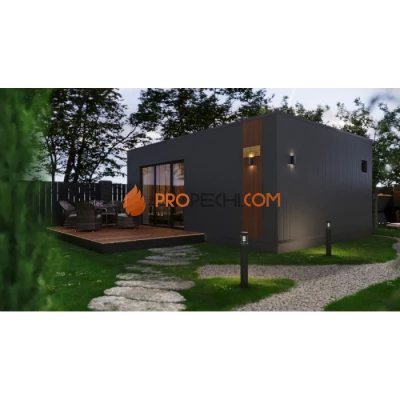 Коммерческая каркасная баня Woodson 7х5 (утепление 100)