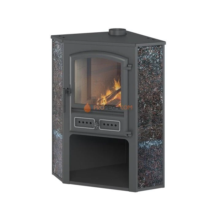 Камин ЭТНА (БКД) угловой Амфиболит D 115мм