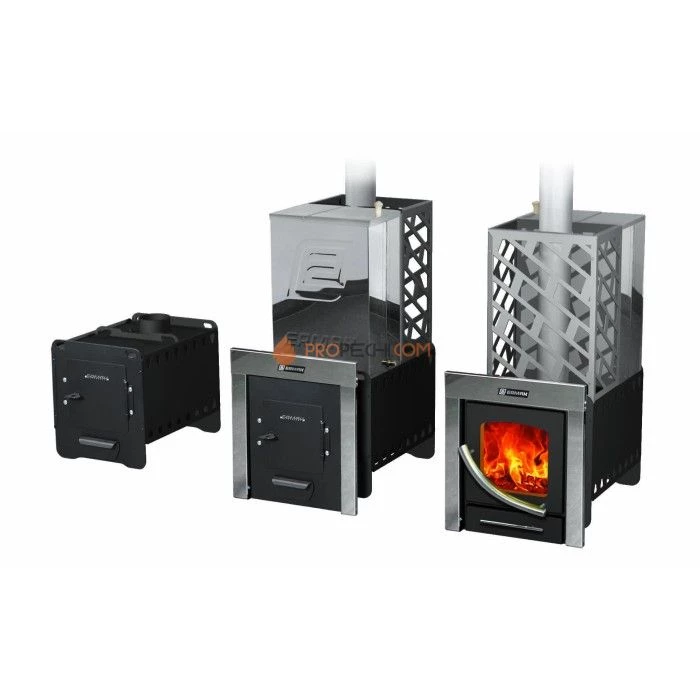 Печь банно-отопительная Ермак CUBE 16