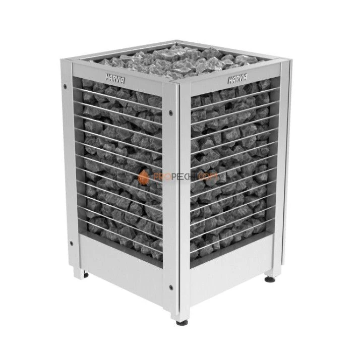 Электрическая печь Harvia Modulo MDS135GL Steel (без пульта)