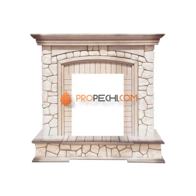 Портал Dimplex Preston - Белый/Слоновая кость с патиной