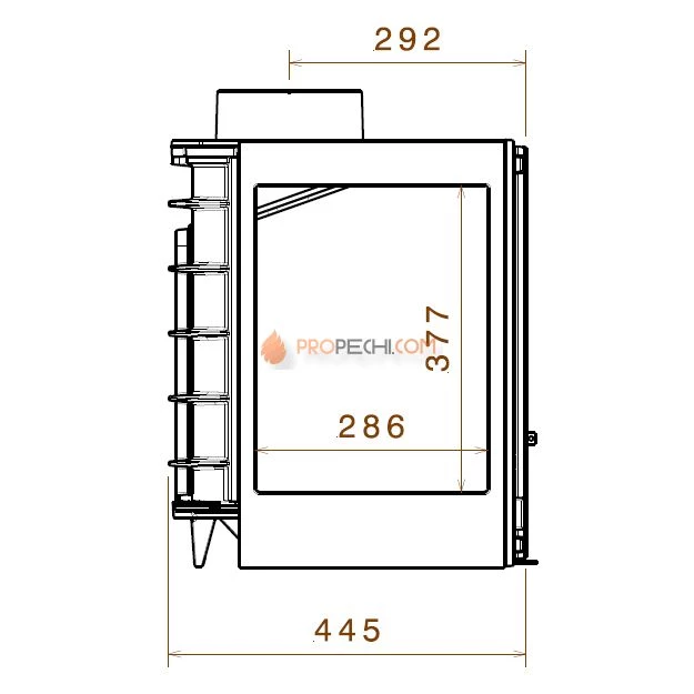 Каминная топка Liseo Castiron LCI 7 GF