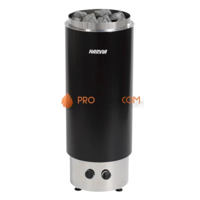 Электрическая печь Harvia Cilindro PC70F Black (со встроенным пультом)
