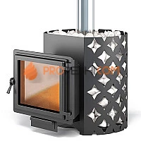 Печь для бани ЭТНА 18 (Панорама)