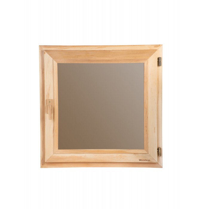 Окно Woodson 50x50, стекло бронза, ольха