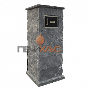 Дровяная печь для бани Klover RT 100-RV 310S ( Талькомагнезит Скала, прямые углы )
