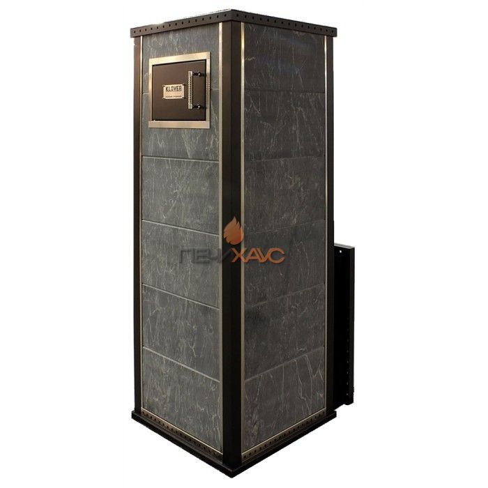 Дровяная печь для бани Klover RT 50-RV ( Жадеит 30 мм )