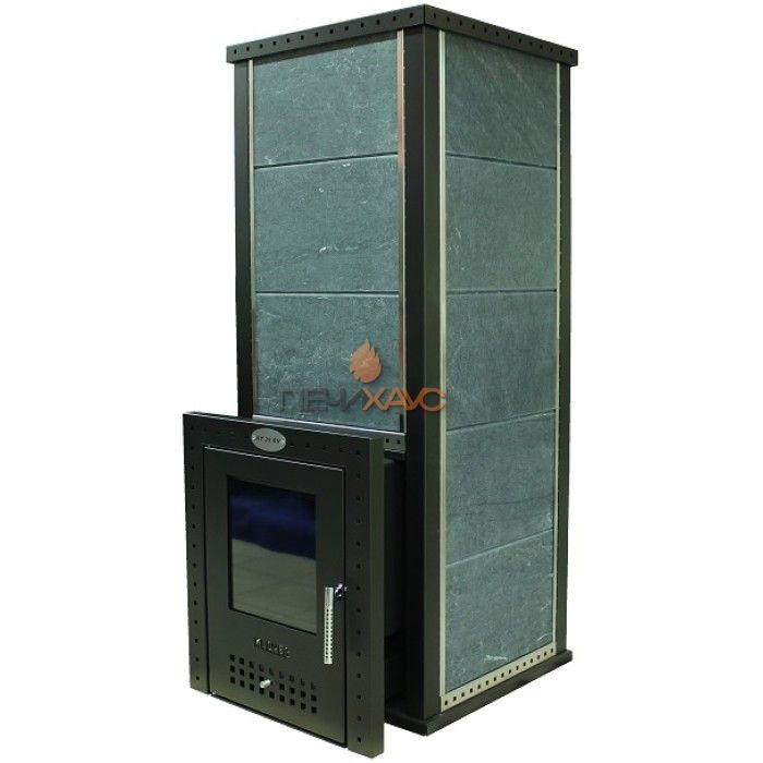 Дровяная печь для бани Klover RT 50-RV ( Жадеит 30 мм )