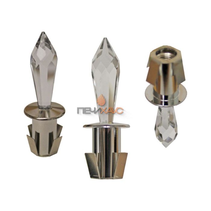 Комплект Cariitti VPL30CT - Crystal Star хром, 100 + 18 волокон, синее мерцание