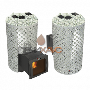 Дровяная печь для бани Grill’D Violet World Steel Romb Long Window Max