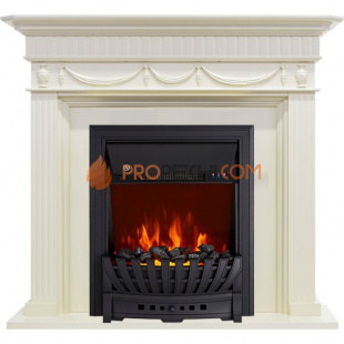 Каминокомплект Royal Flame Corfu - Слоновая кость с очагом Aspen Black