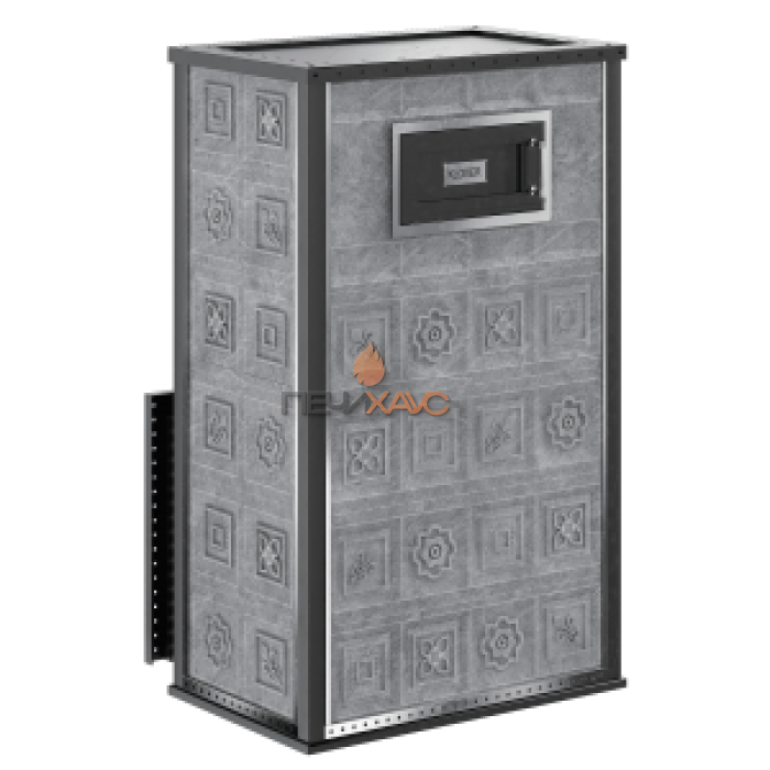 Дровяная печь для бани Klover RT 100-RV ( Талькомагнезит, Design 10 )