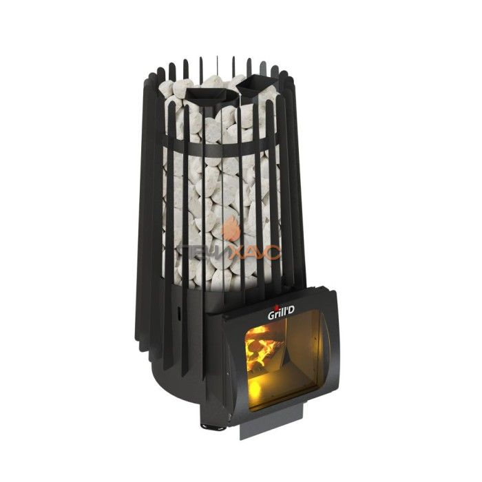 Дровяная банная печь Grill’D Cometa 180 Vega Short Window Max Pro