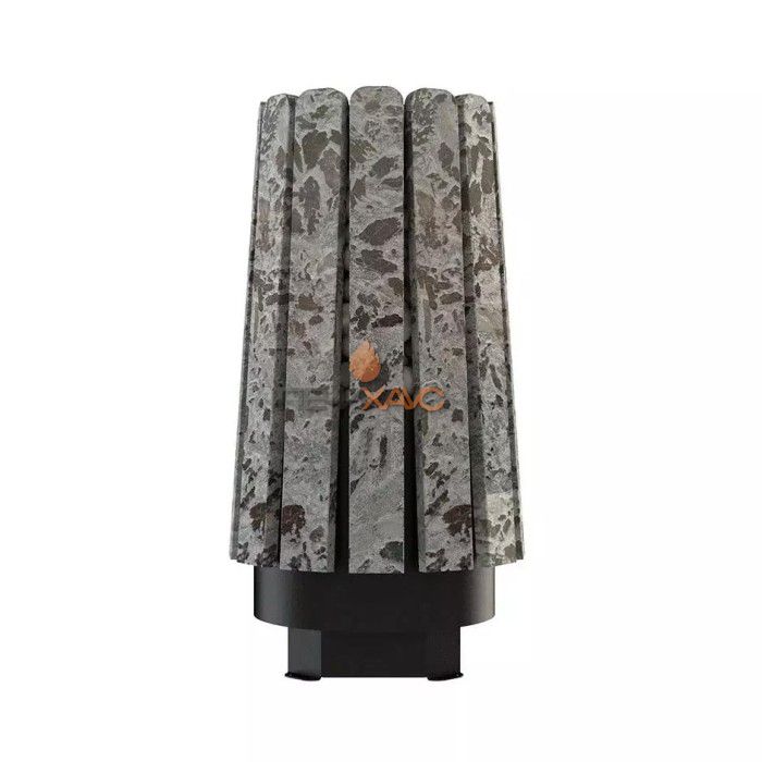 Дровяная банная печь Grill’D Cometa 180 Vega Short Stone Pro (Серпентинит)
