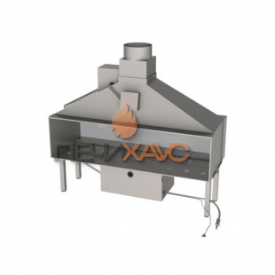 Газовая топка Vero Design Nippon Стандарт (2500x750 мм) D350 мм, горелка VLK burner