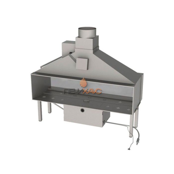 Газовая топка Vero Design Nippon Стандарт (2500x750 мм) D350 мм, горелка VLK burner