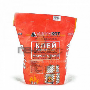 Терракот Клей усиленный жаростойкий 5 кг.