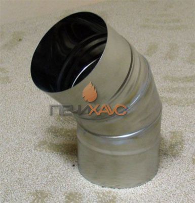 Отвод 45гр. D=130 s=1.0 aisi 321 ФлюГранд