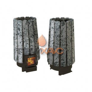 Дровяная печь для бани Grill’D Cometa 180 Vega Short, Stone (Серпентинит)