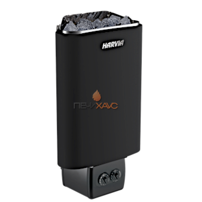 Электрическая печь Harvia Delta D36 Black (со встроенным пультом)