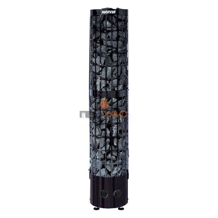 Электрическая печь Harvia Cilindro PC66 Black Steel (со встроенным пультом)