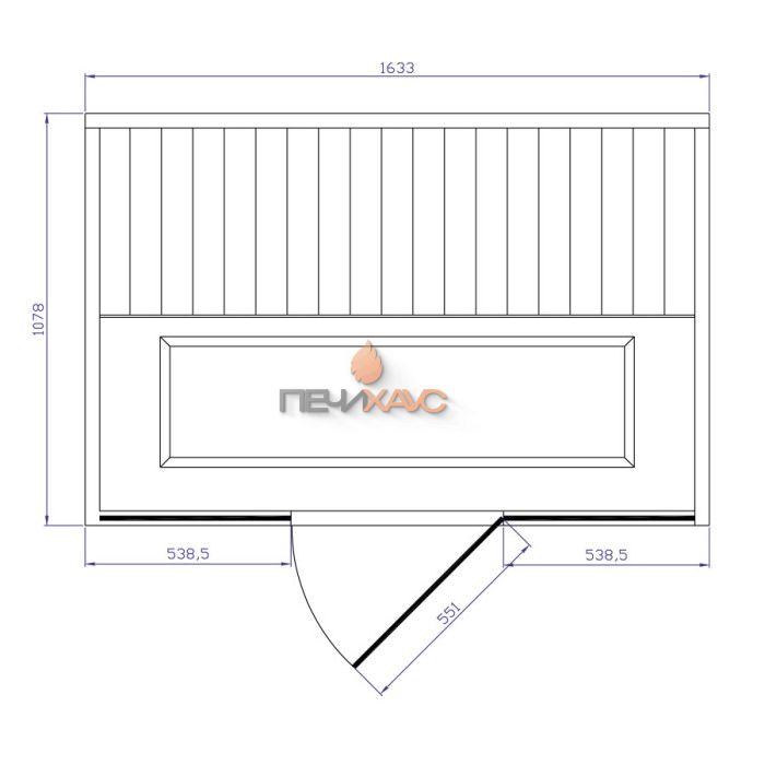 Инфракрасная сауна Tylo Tylosand INFRA CABIN T825H BLACK