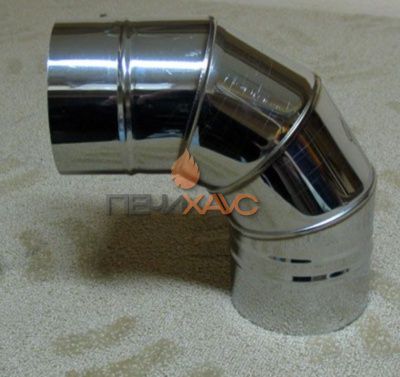 Отвод 90гр. D=180 s=1.0 aisi 321 ФлюГранд